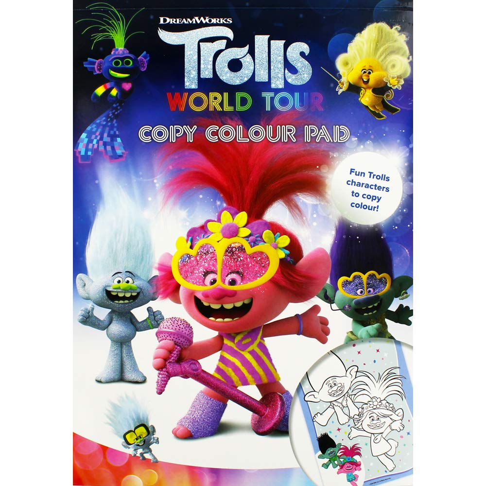 Trolls Copy Colour Pad