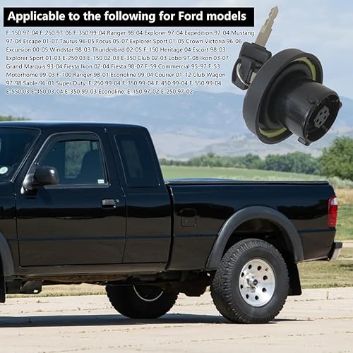 Miniatura 8 de New Locking Fuel Cap, Fuel Tank Cap Fit for Ford Explorer Sport 01-03