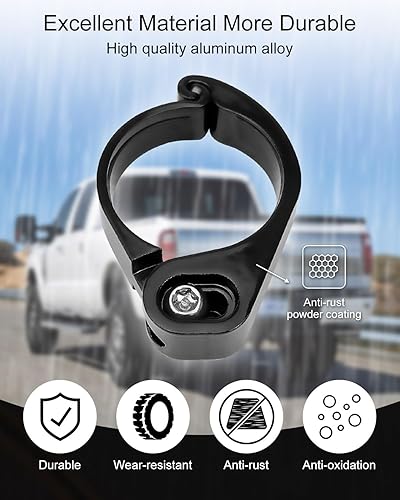 Miniatura 9 de Cerradura antirrobo para puerta trasera para Ford Serie F F150 F250 F350 2015-2023, dispositivo de bloqueo de seguridad mejorado para puerta trasera