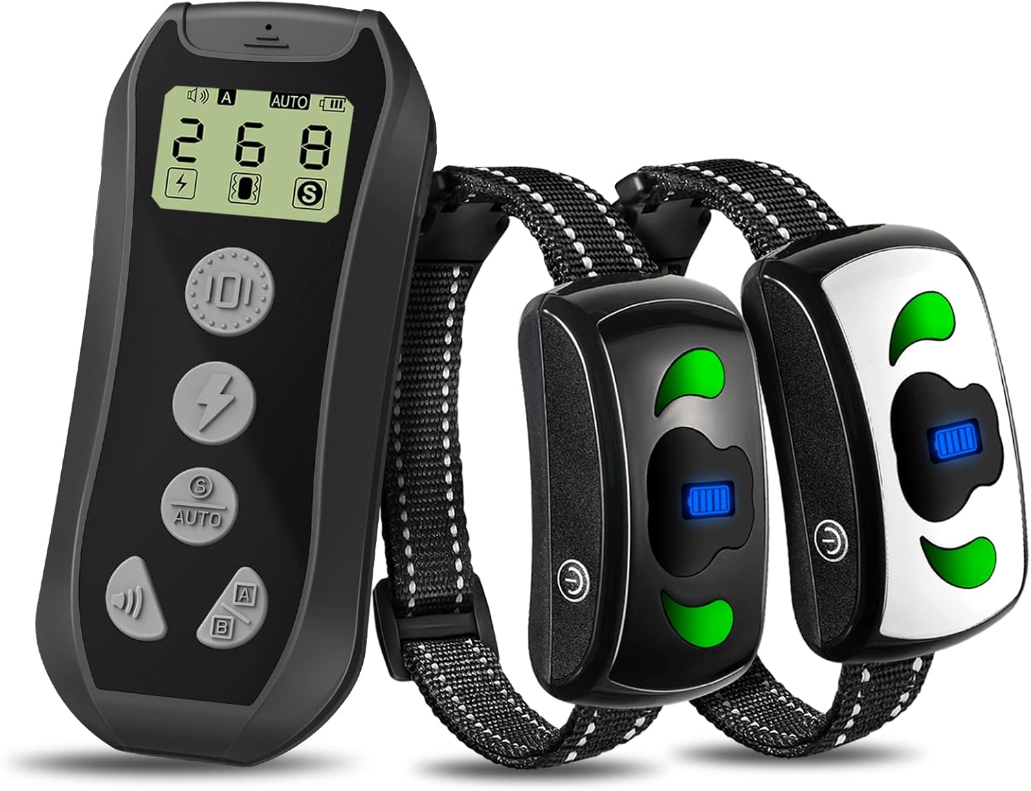 Dog Training Collar for 2 Dogs Bark Collar with Remote Shock Collar