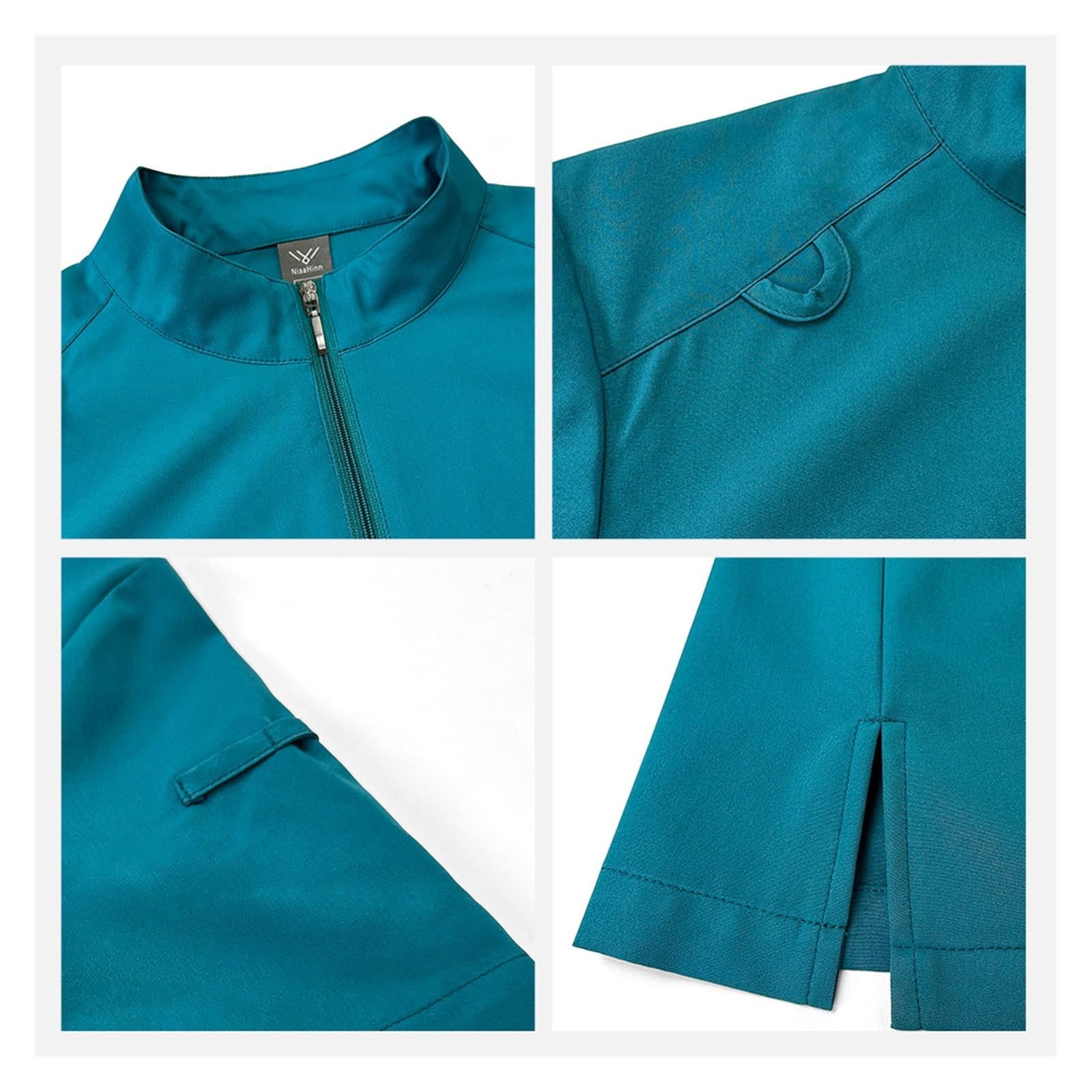 Uniformes Sanitarios Mujer Uniformes de Verano for médicos y Enfermeras, cepillos de Laboratorio, Ropa de Mano, Ropa de Trabajo for salón de Belleza Dental.