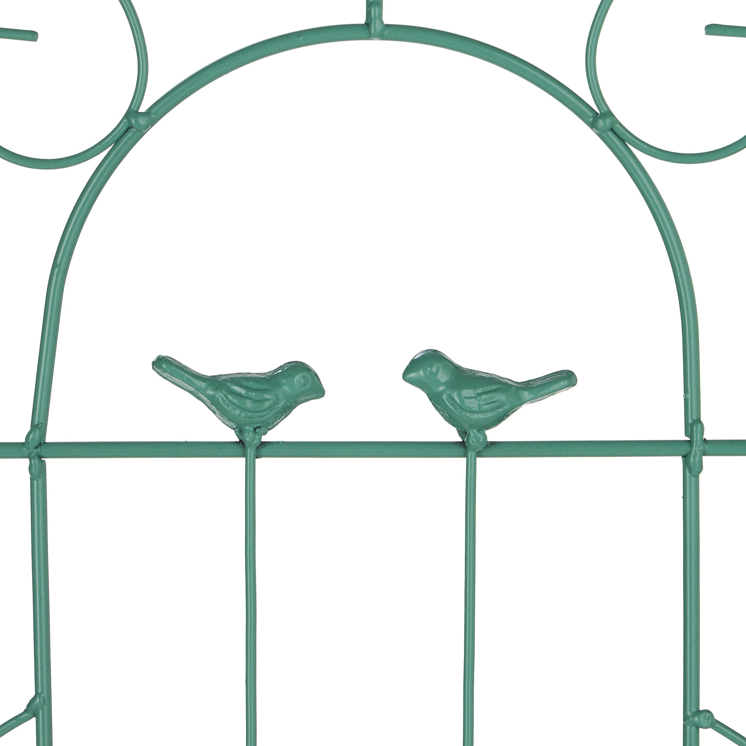 Relaxdays Soportes para Plantas, Set de 2, 150 x 50 cm, Autónomos, Enrejado con Estacas, Enredaderas y Rosales, Verde