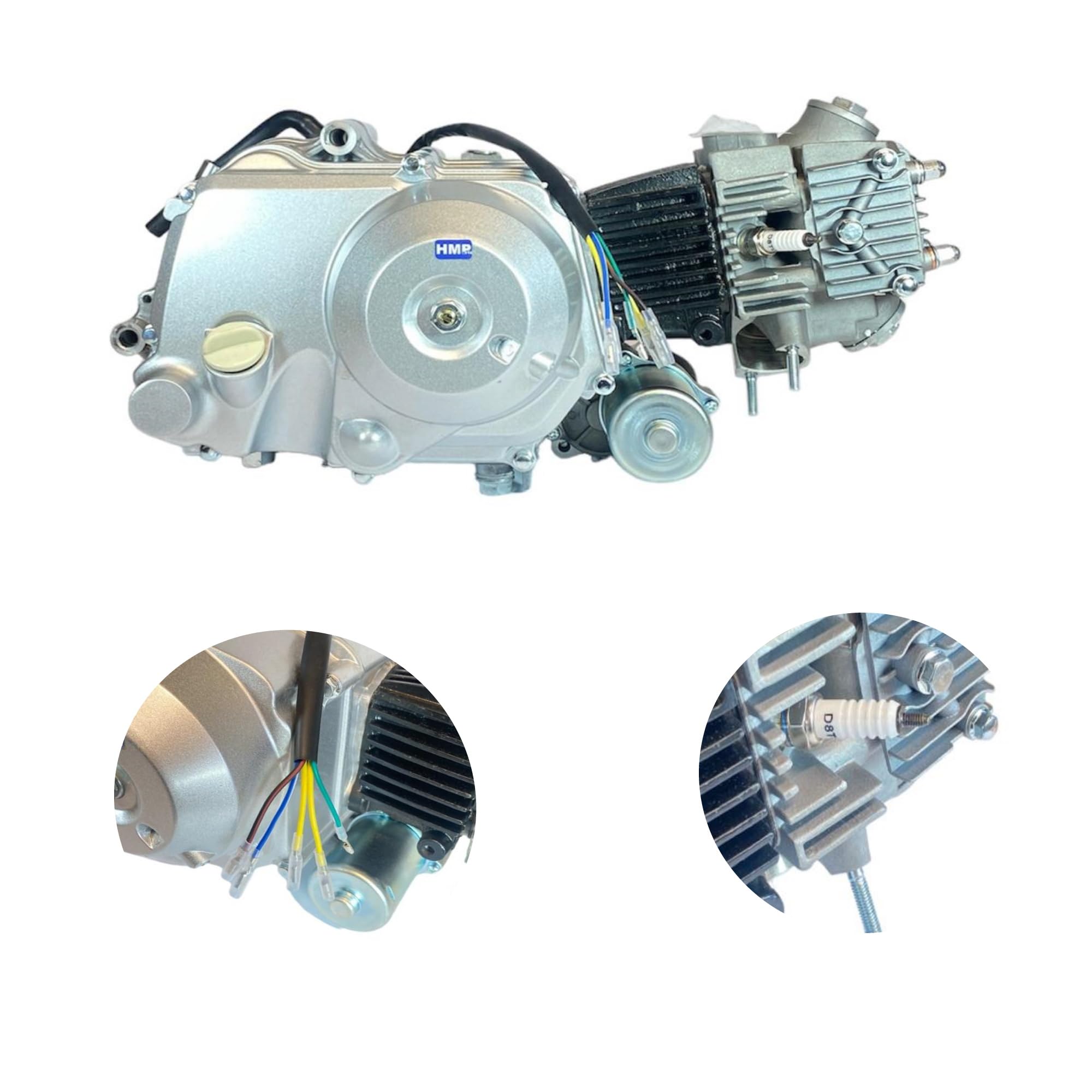 Zestaw 4-suwowy silnik 70 cm³, w pełni automatyczny rozrusznik elektryczny, odpowiedni do motocykli ATV, quadów dziecięcych