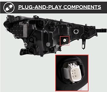 Amazon.com: LED Headlight Assembly Replacement For Toyota