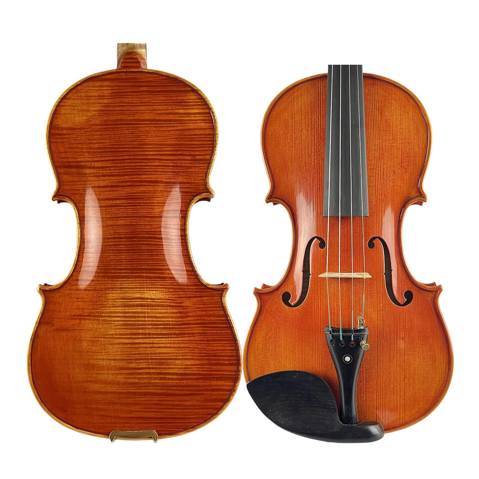 Violino Violino 4/4 con Retro in Un Unico Pezzo, Suono Eccellente. Custodia E Archetto Senza Tono Forte per Violino 4/4
