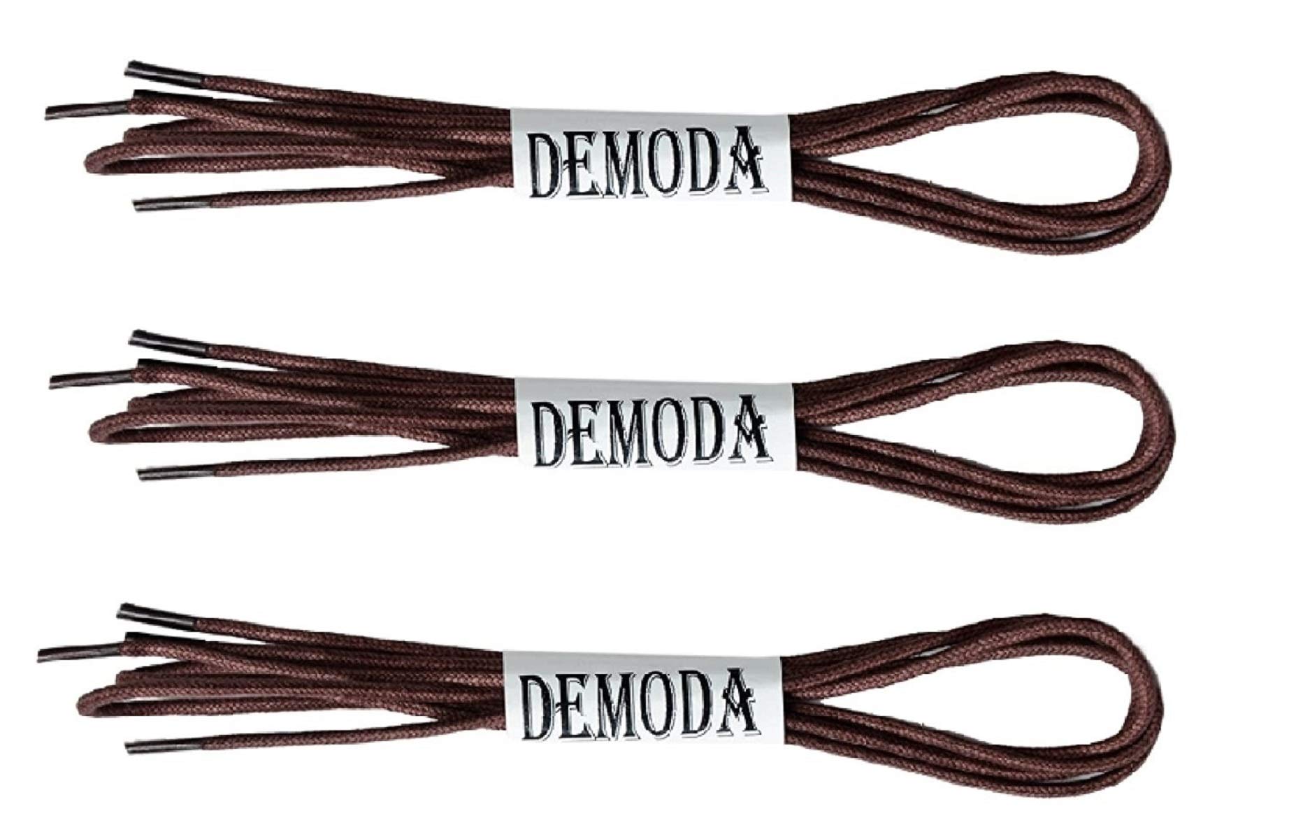 Demoda Athletic Waxed Brown Shoe Laces for Formal Shoes(Pack of 3 pair) 80cm (B06XV8MBQG) Amazon Price History, Amazon Price Tracker