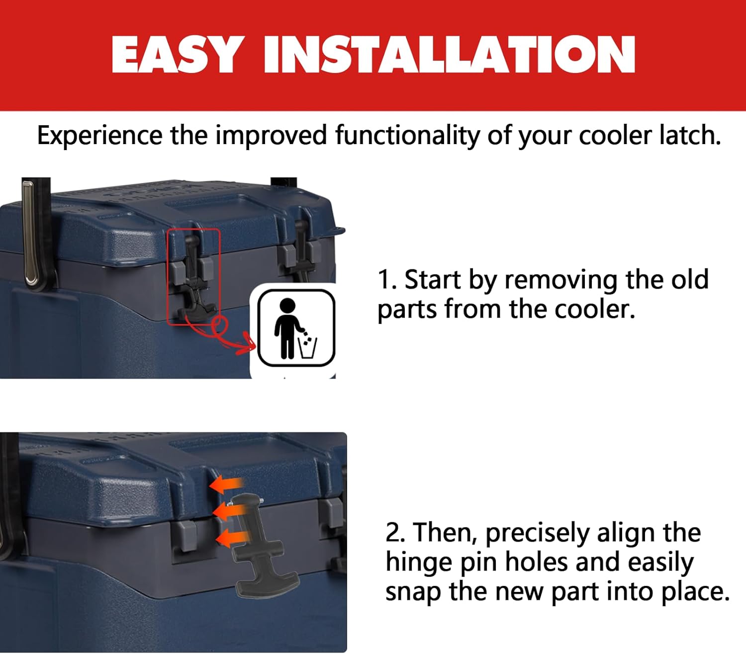 Upgraded Cooler Latches Drain Plug Kit Durable Zimbabwe Ubuy