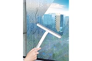 CRL Hi Sheen 2pk Blue Cleaning Rubber No Drip Scraper Squeegee Clamps