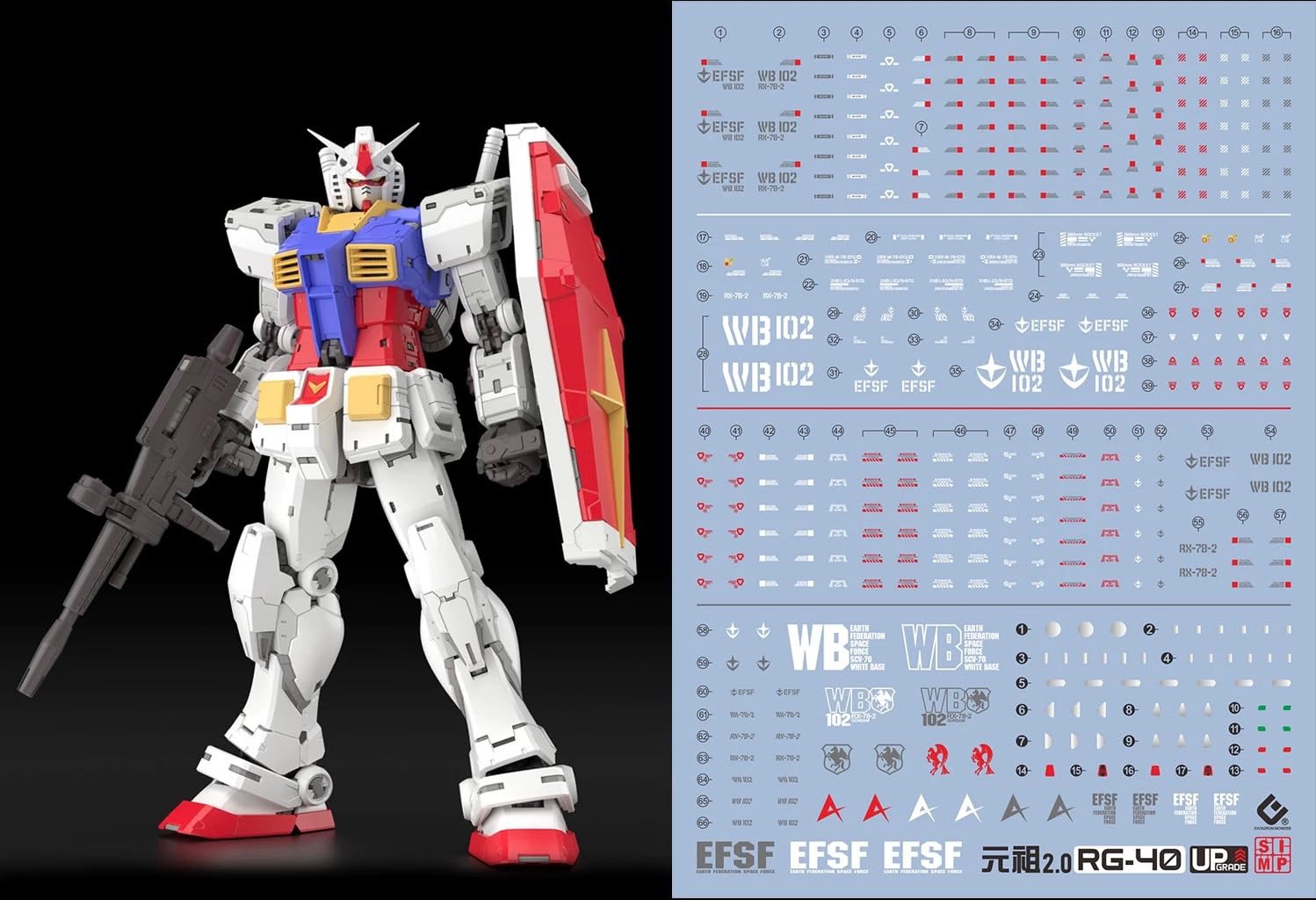 Amazon | (RG 1/144 RX-78-2 ver2.0用) HG RG MG PG RE HiRM ロボット