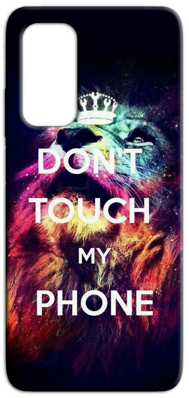 Mixroom Cover In TPU Per Xiaomi Poco X3 NFC - Fantasia Leone E Scritte 'Don't Touch My Phone'