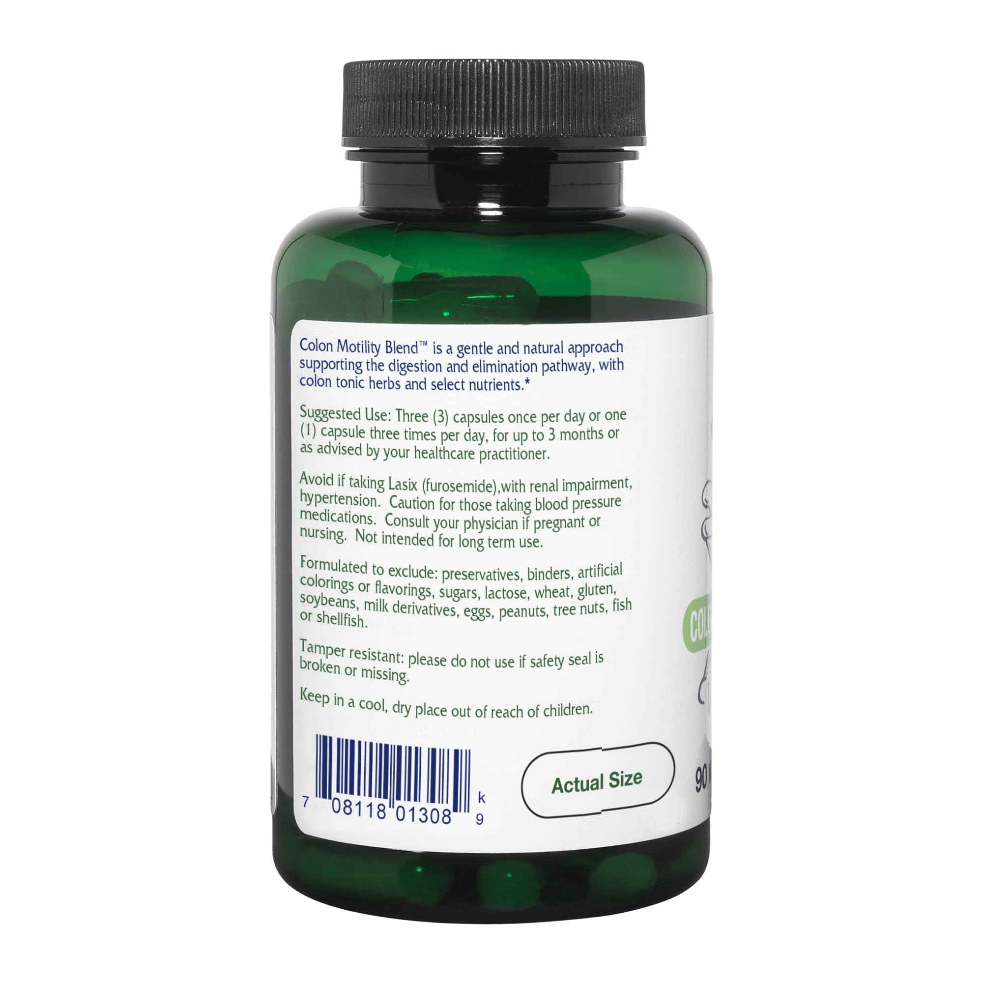 Vitanica Colon Motility Blend, Gentle Laxative, Vegan, 90 Capsules — Amazon image 3