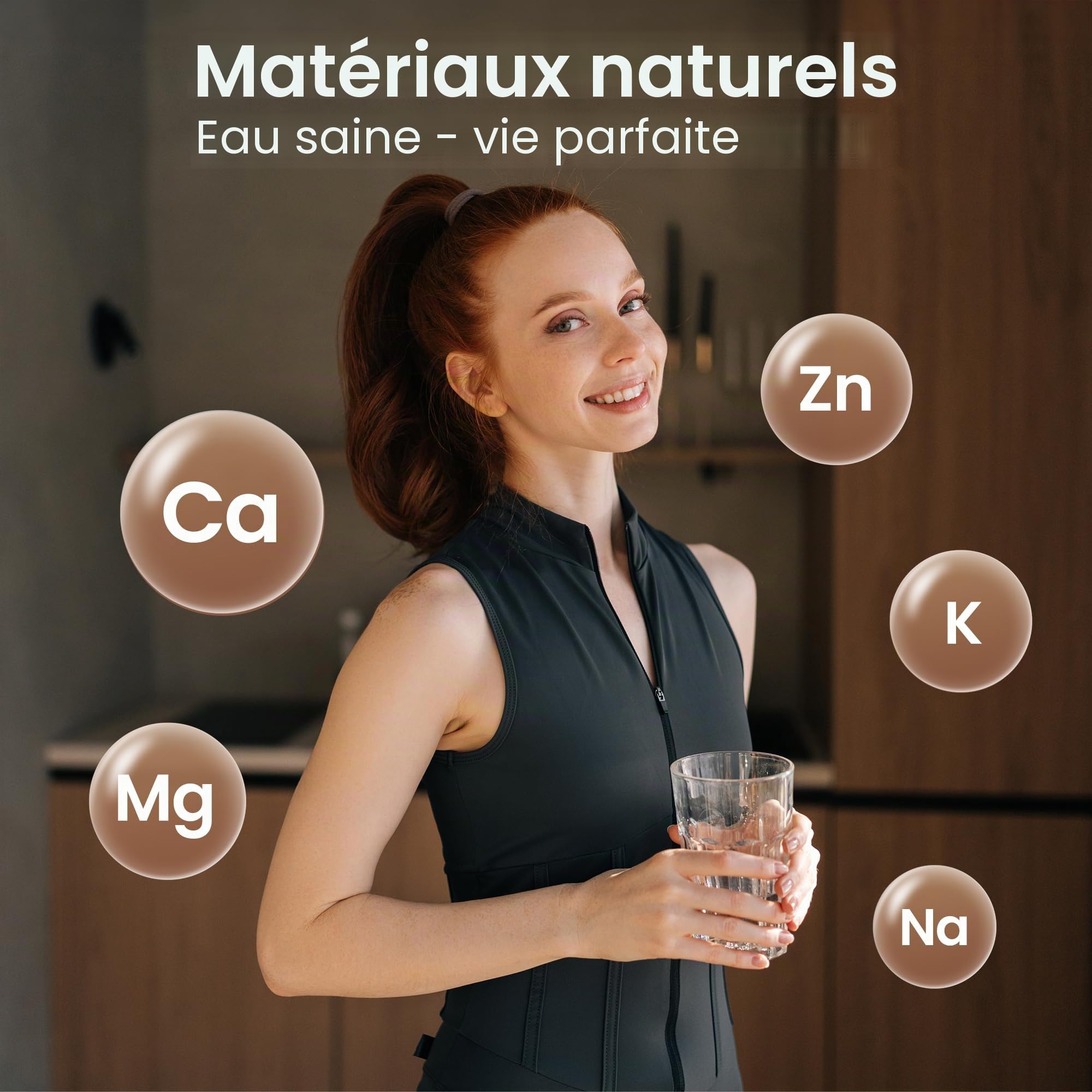 Ecoviva Pack Double de Filtres de Reminéralisation – Filtre de Traitement Alcalin pour Systèmes d'Osmose Inverse, Augmente le pH et la Teneur en Minéraux pour une Eau Potable Pure