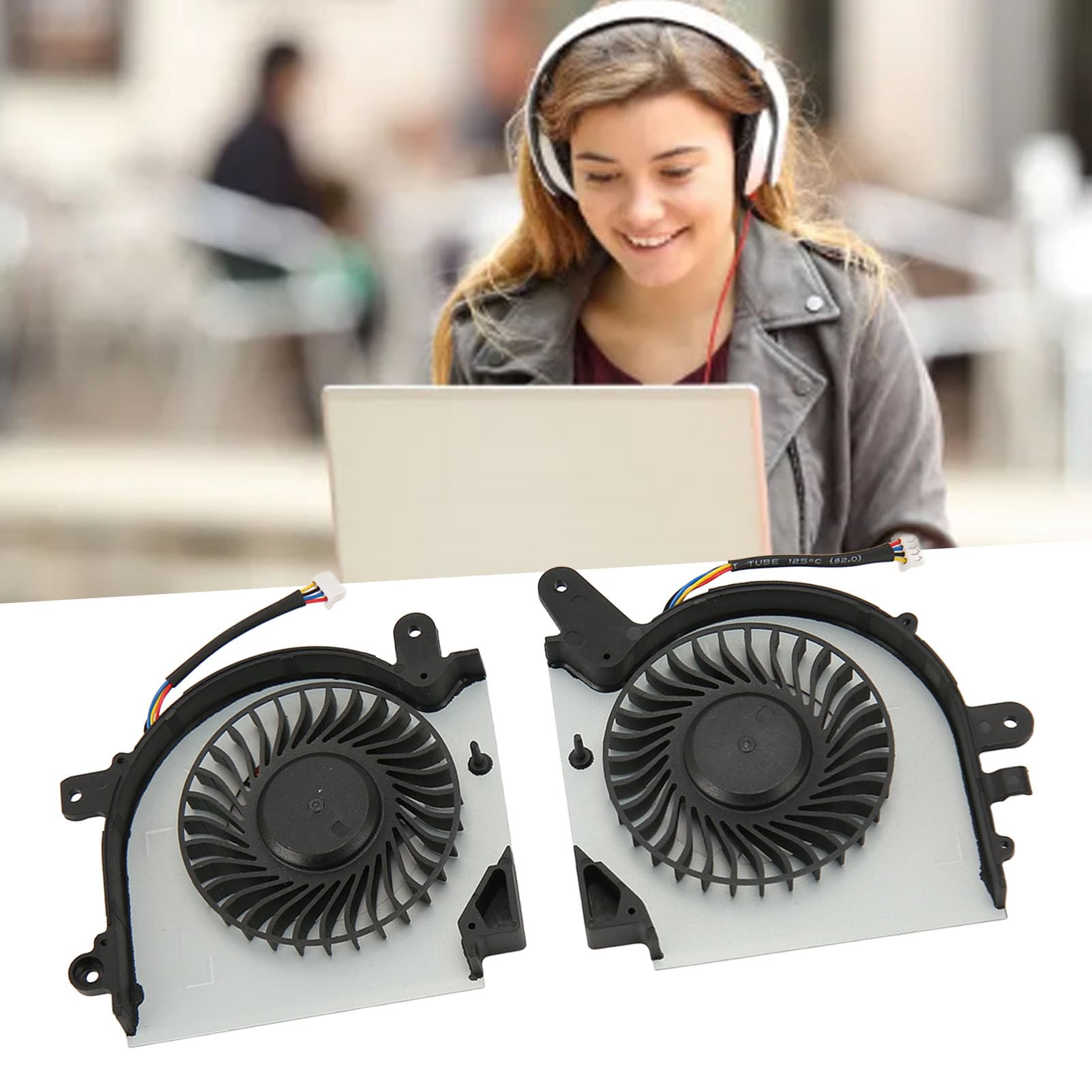 Ventilateur De Refroidissement CPU GPU Pour MSI GF75 Thin - Remplacement MS-17F3, 8RC, 8RD, 9SC, PAAD06015SL N416 N415