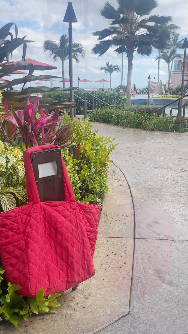 Bolso Tote de Nylon Reversible Riva miniatura 6