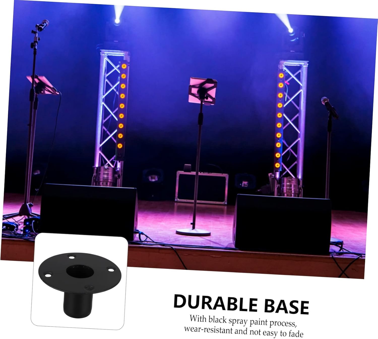 2 pcs Speaker Iron Bottom Speaker Mount Bracket dj Stand Tripod Feet Brass Base Mat Iron Holder Bracket s