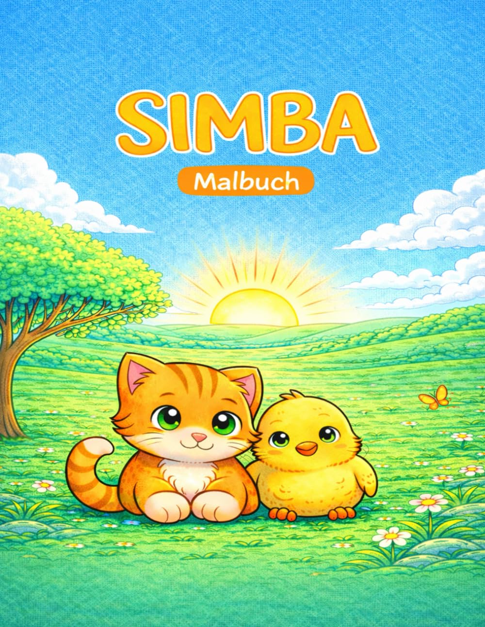 Simba auf Entdeckungsreise: Ein Malbuch für Kinder