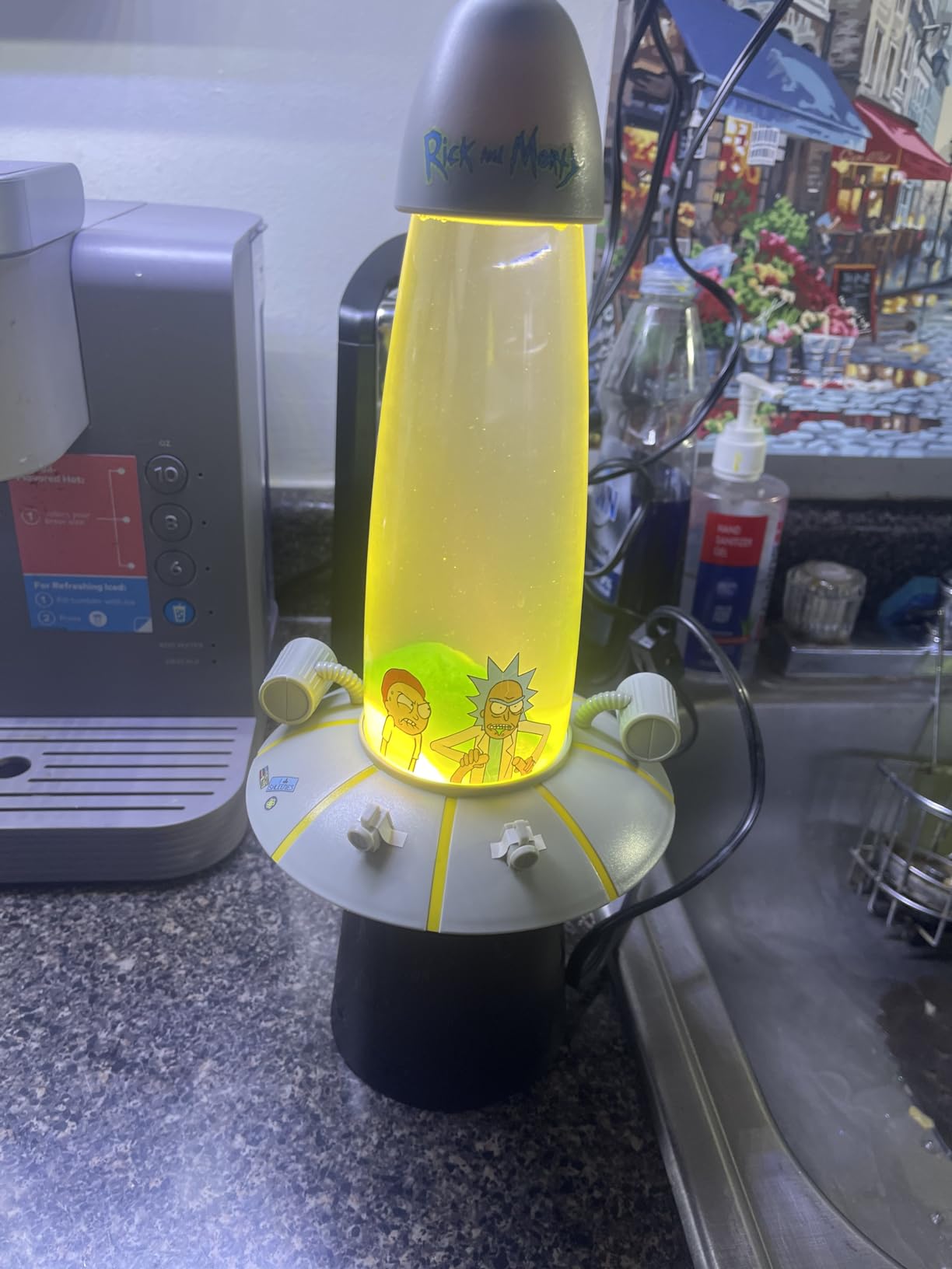 Rabbit Tanaka Rick & Morty Space Cruiser Motion Lamp Home
