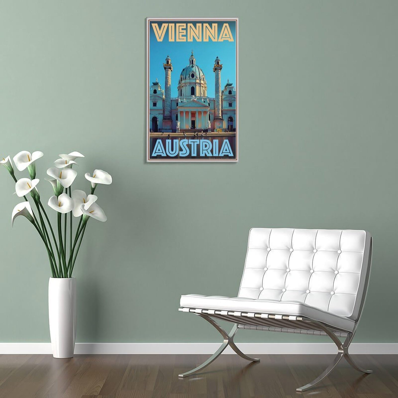 LZTEN Retro vintage stijl reizen poster of canvas foto - Groningen
