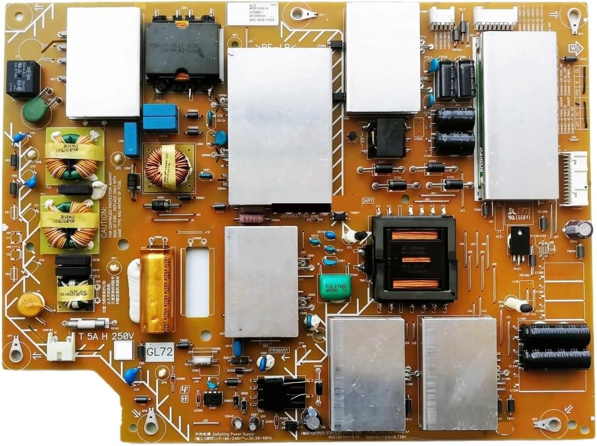 Power Panel APDP-225A1 2955037103，Compatible For Sony，XBR-65X855E KD-65X8500E GL72 65'' TV Replacement Repair Part