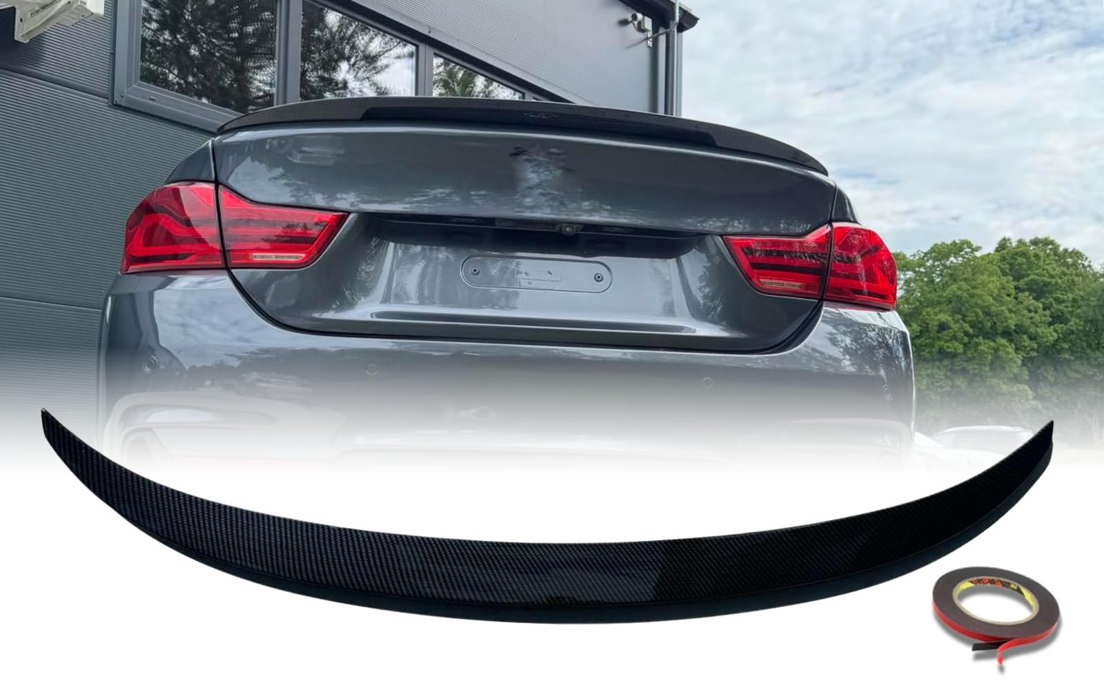MpTuned Spoiler posteriore F36 Performance Carbon Look per serie 4 2014-2020 Performance Tuning Gran Coupe 420i 428i 430i 435i 440i