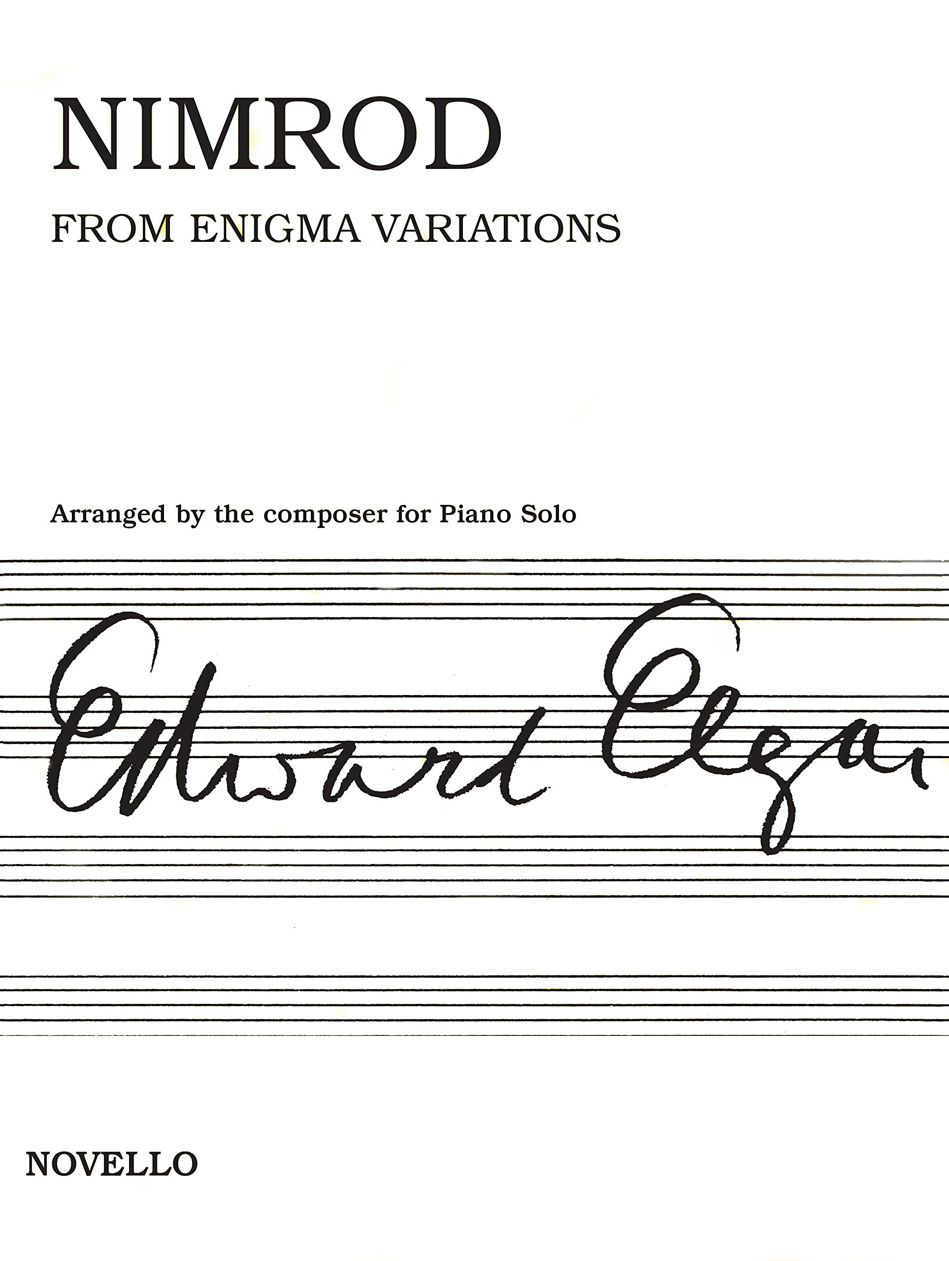 Nimrod From Enigma Variations Op.36. Piano Solo.: Opus 36