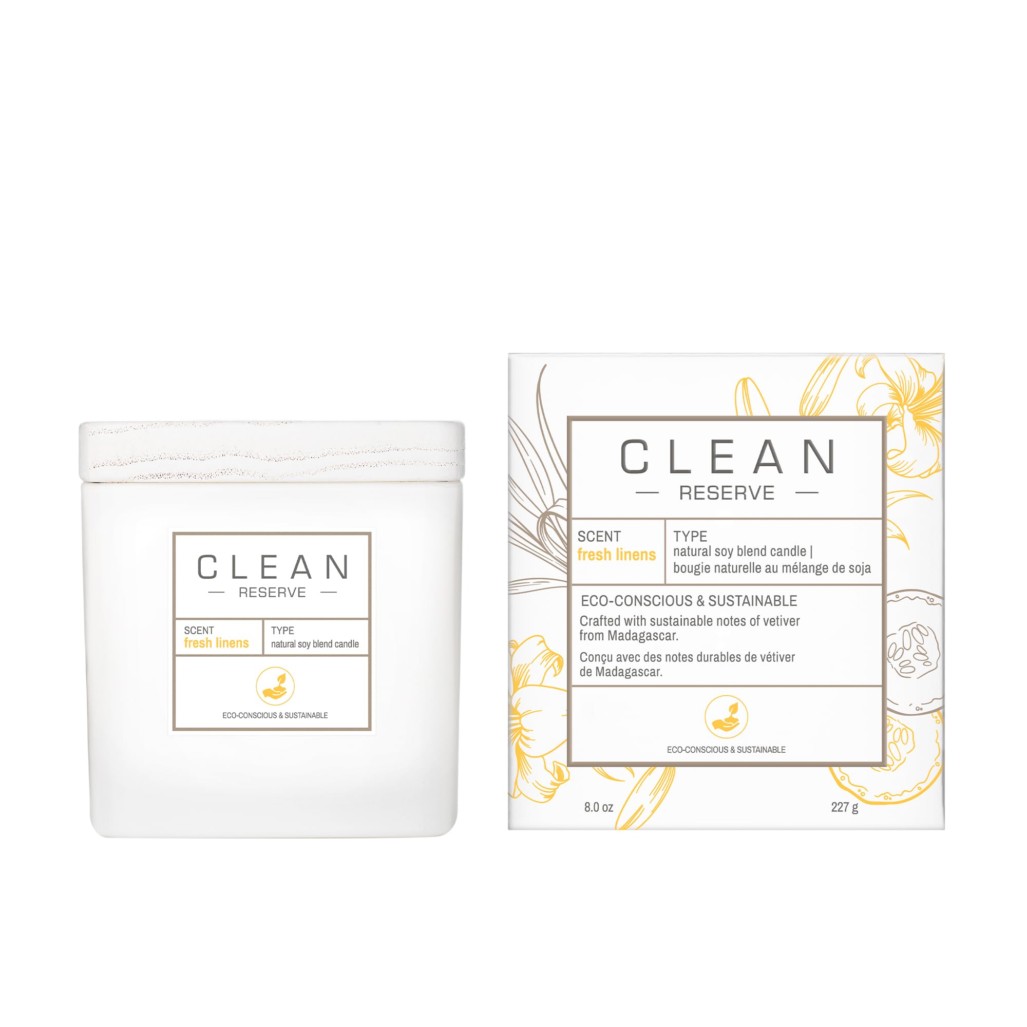 Clean - Fresh Linens Candle 227 g