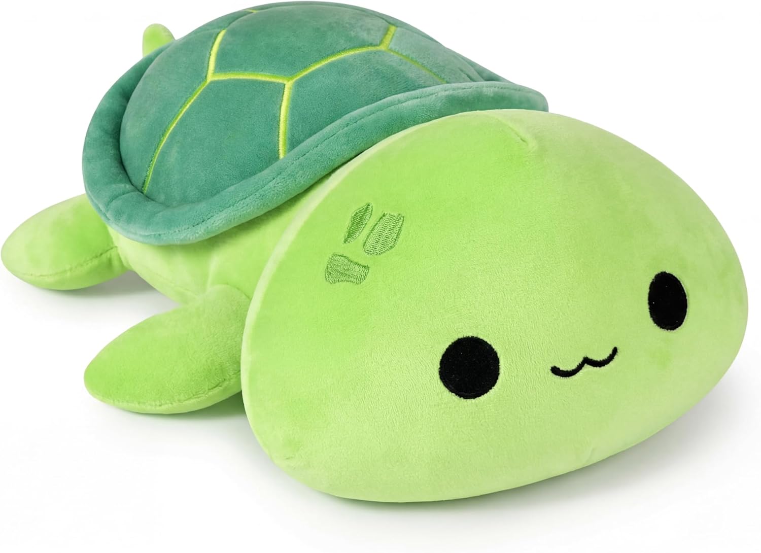 Onsoyours Sea Turtle Cute Plush, Green Soft Stuffed Animal Turtle Plush Pillow, Tortoise Kawaii Plushie Toy for Kids (Green Turtle, 13")