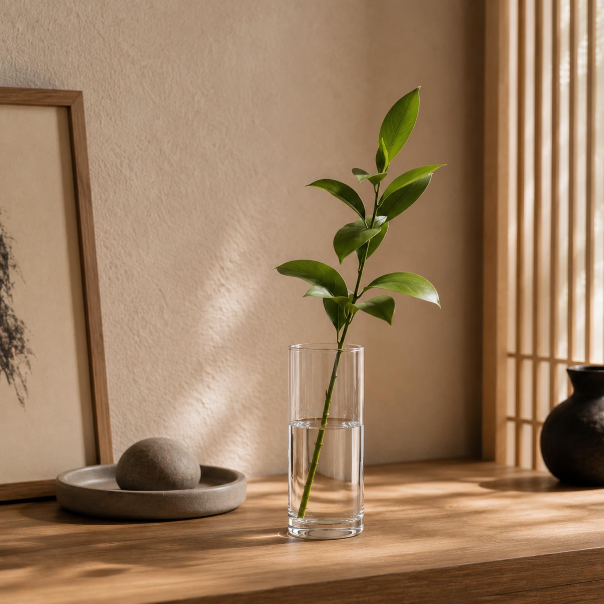 Clear Glass Vase - Elegant Cylinder Vase for Flowers & Home Decor -8 Clear Glass Vase - Elegant Cylinder Vase for Flowers & Home Decor -8