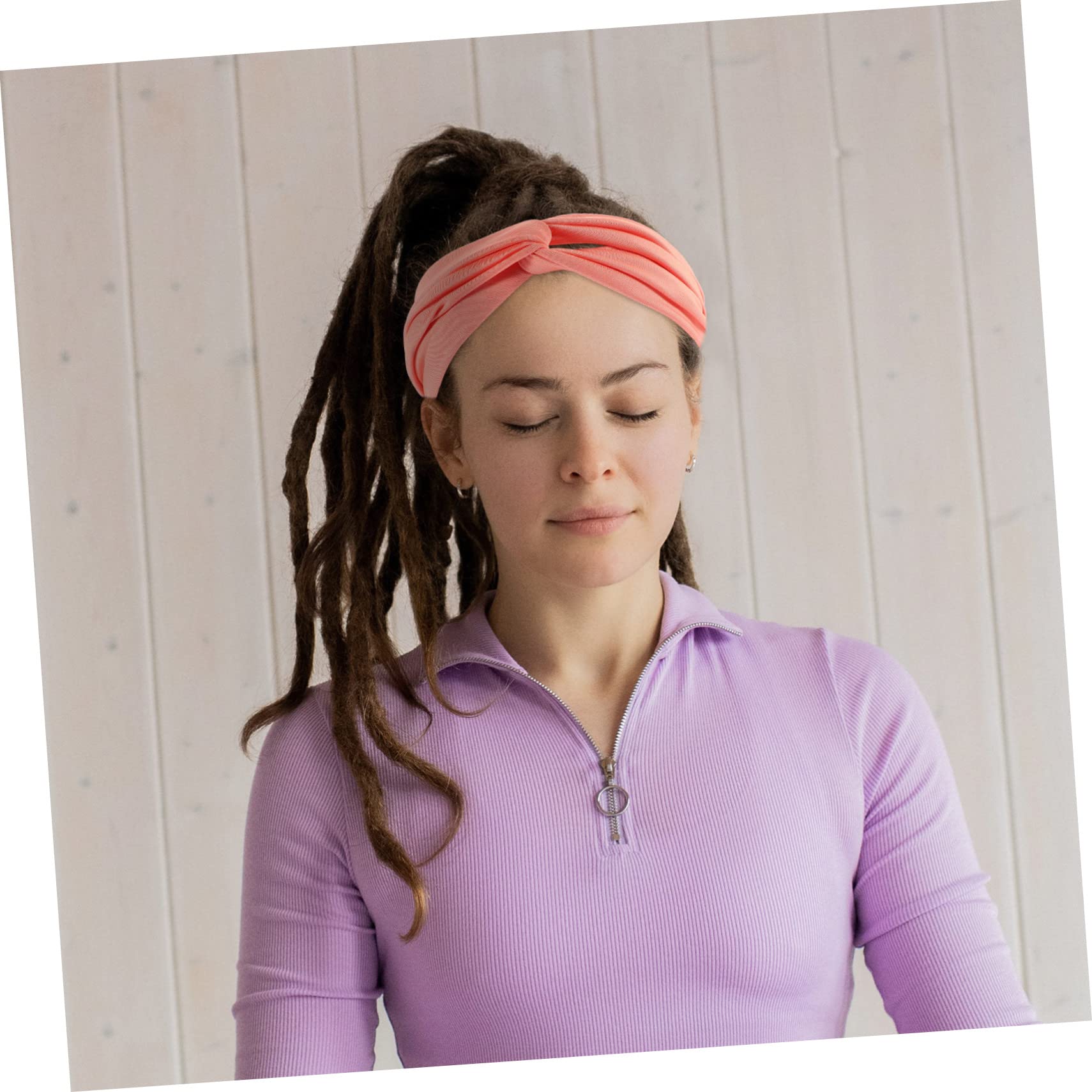 BESPORTBLE 5piezas Banda De Sudor Deportiva para Ejercicio Diadema Absorbente De Sudor Accesorio Deportivo y Transpirable para Yoga y Fitness