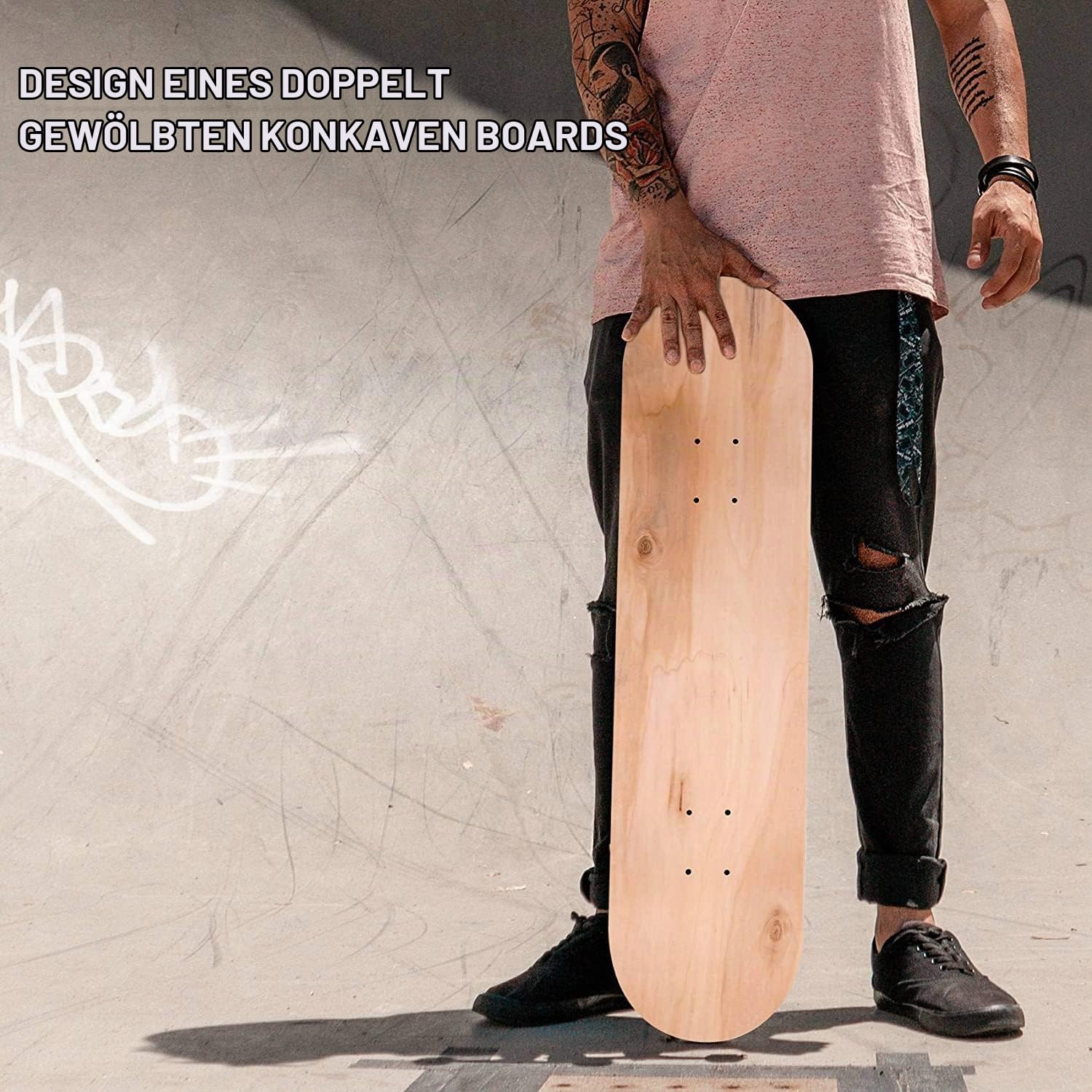 8 8 Schicht Ahorn Doppelt Concave Skateboards Natürliche Skate Deck Board Skateboards Tisch Ahorn