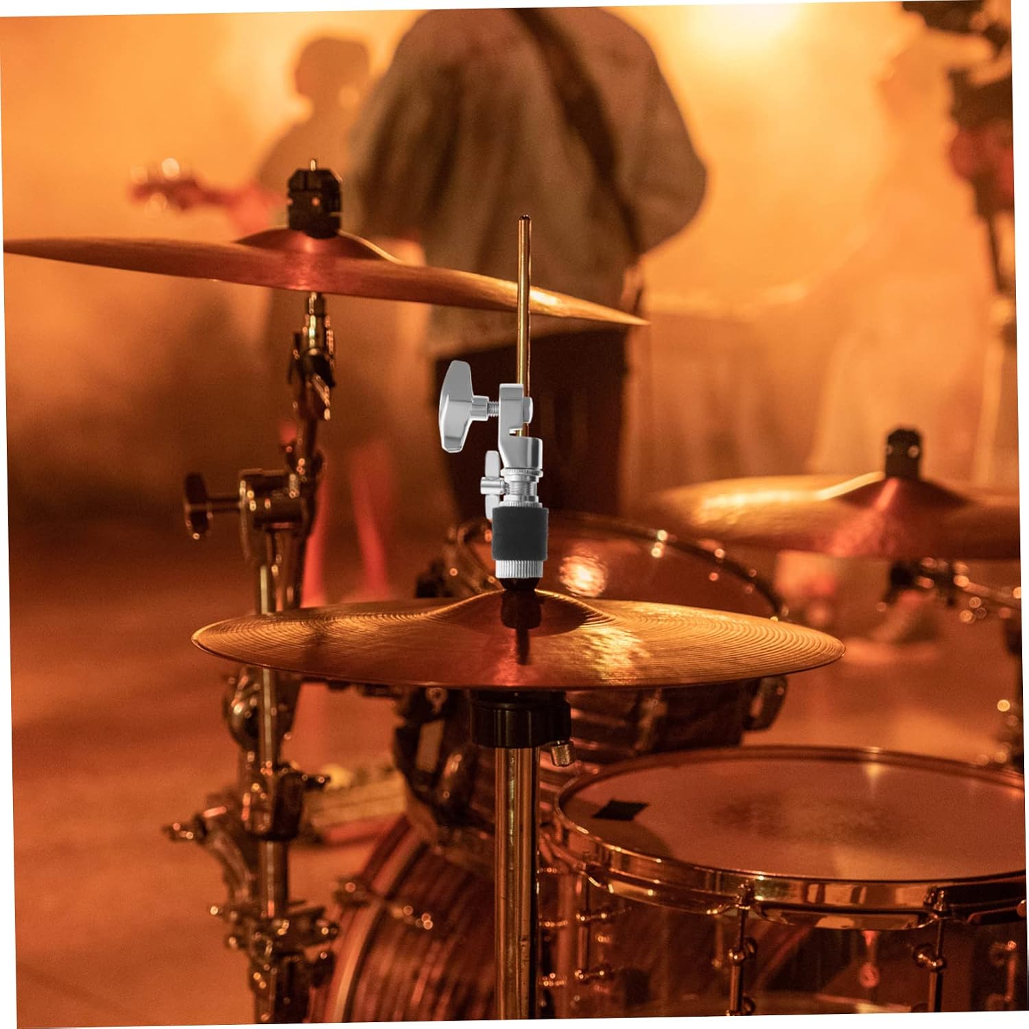 Kisangel Metal Hi Hat Clutch Drum Accessory for Jazz Cymbal Stand