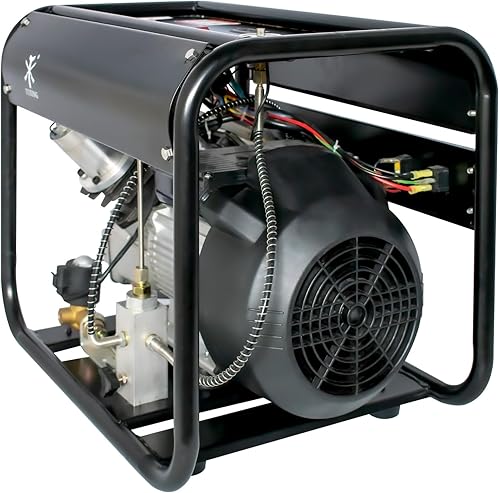 Miniatura 9 de TUXING Compresor de aire PCP de 4500 Psi Compresor de aire de alta presión de doble cilindro Parada automática y purga automática para tanque de