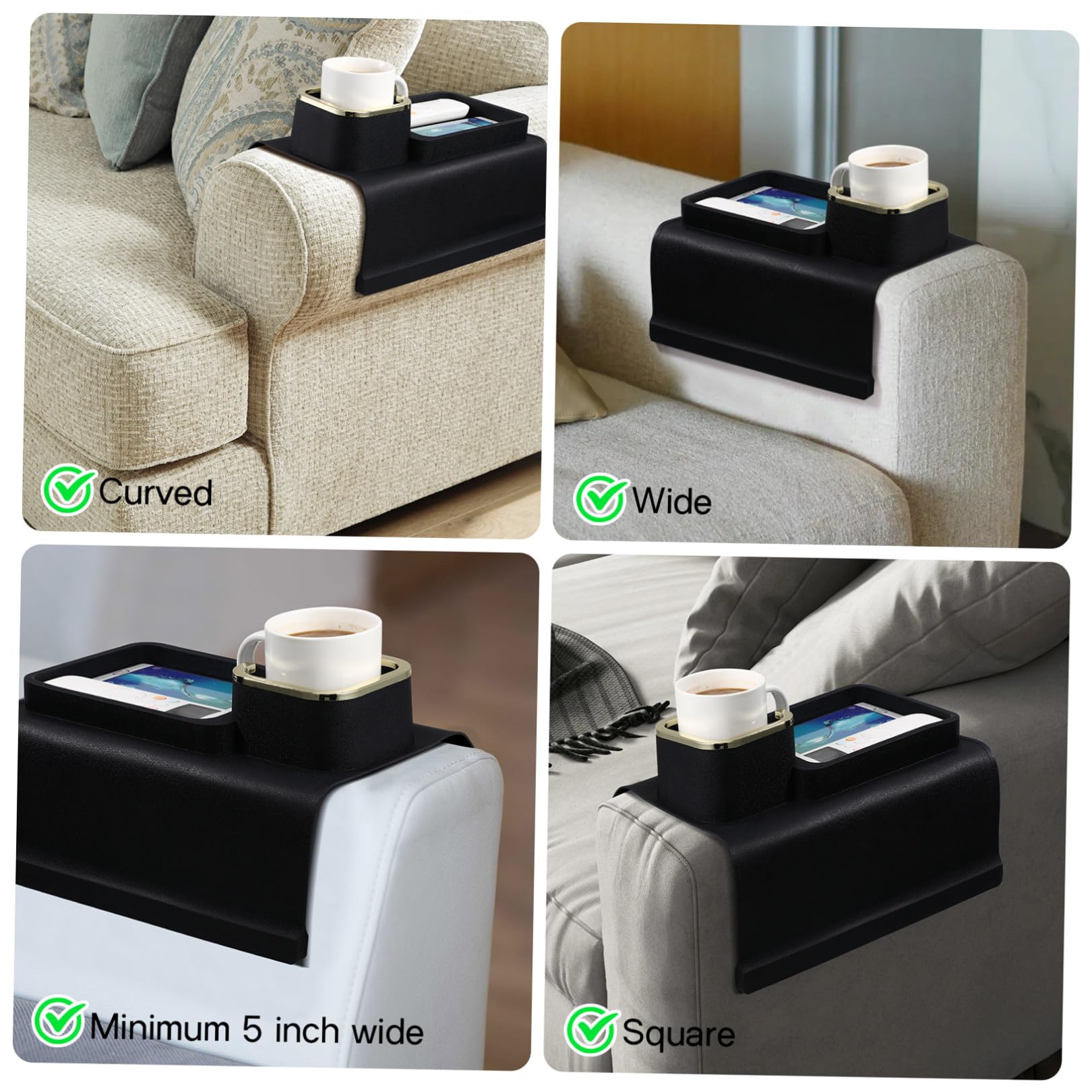 Amazon｜Ciieeo ソファ ドリンクホルダー カップホルダー シリコン 