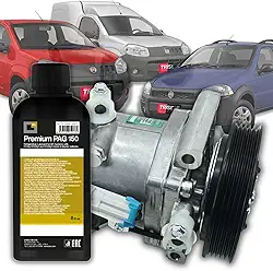 Compressor Palio Uno Fire Strada Siena Modelo Calsonic 2005 2006 2007 2008 2009 2010 2012 2013 2014 2015 2016 2017 2018 2019 2020