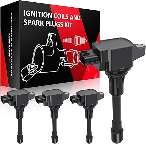 Vista 1501 de SCITOO 1 bobinas de encendido con 4 bujías de iridio para Chevrolet 2011-2015 Cruze 1.4L 2016 Cruze Limited 1.4L 2012-2020 Sonic 1.4L 2013-2021 Trax