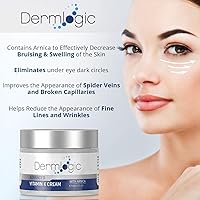 Vista 2 de Vitamin K Cream- Moisturizing Bruise Healing Formula. Dark Spot Corrector for Bruising, Spider Veins & Broken Capillaries. Reduces Under Eye Dark