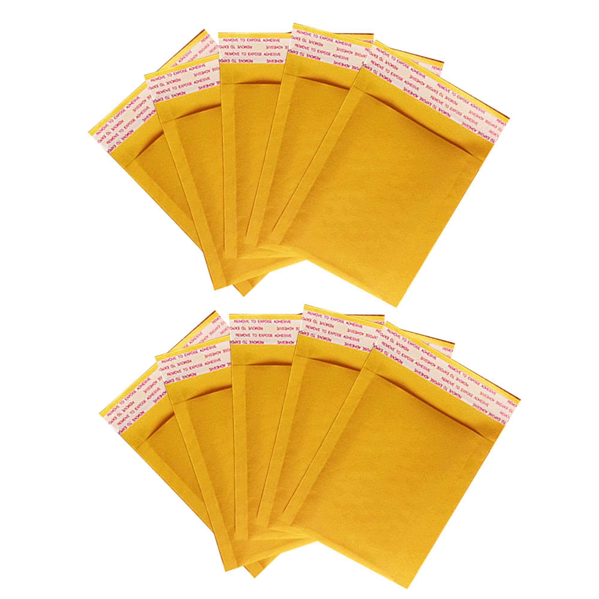Milya Bubble Mailers Bubble Mailers Bubble Mailers with Aluminium Foil 15 x 20 cm Brown Pack of 10