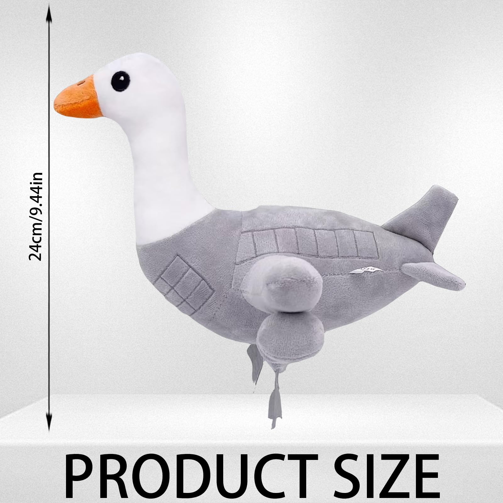 CWENDANER Tralalero Tralala Plush (35 cm) Italian Brain, morbido peluche per bambini, regalo di compleanno e personaggio da collezione (grande oca volante)