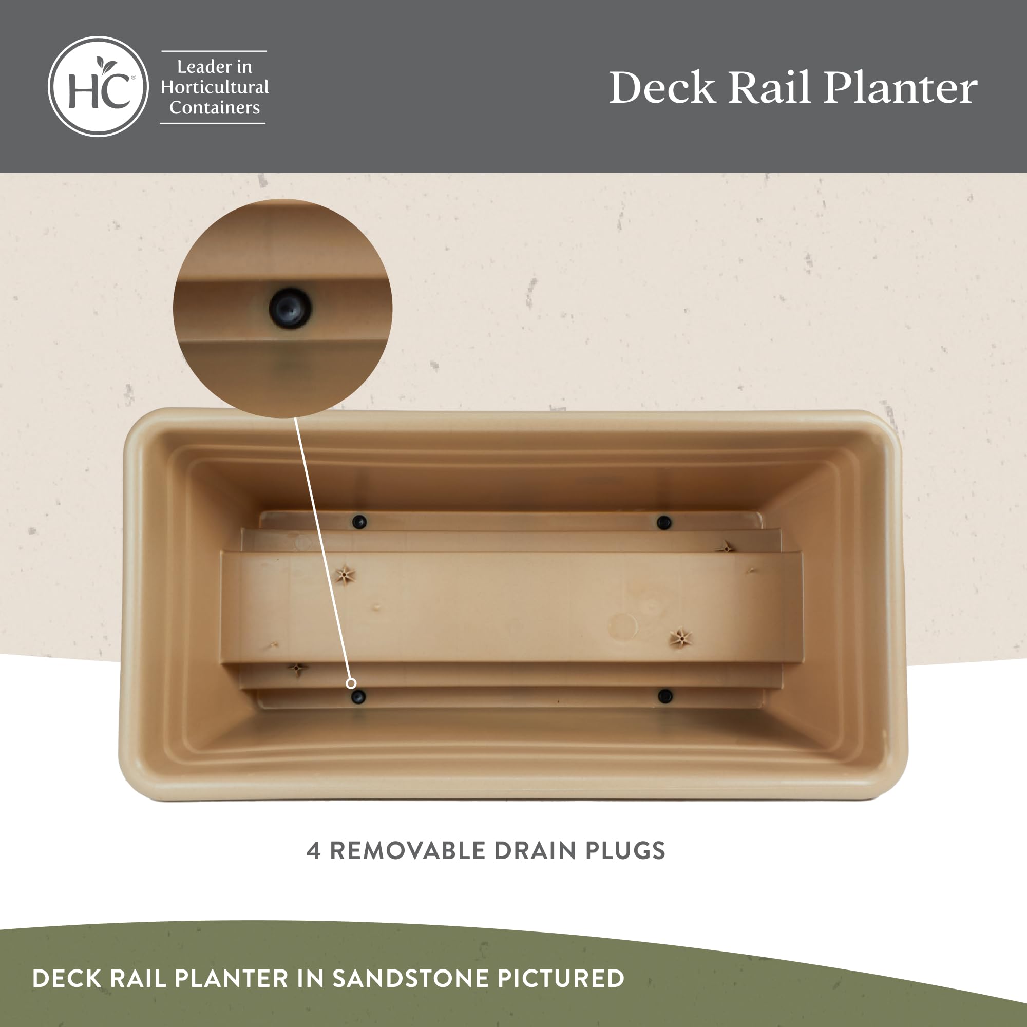 Akro-Mils Green Deck Rail Planter (Produzione sospesa)