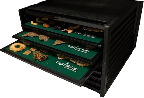 Miniatura 7 de Juego de láminas de silicona de 6 a 14 x 14 pulgadas para alfombrilla antiadherente reutilizable Excalibur Deshidratador Bright Kitchen (6)