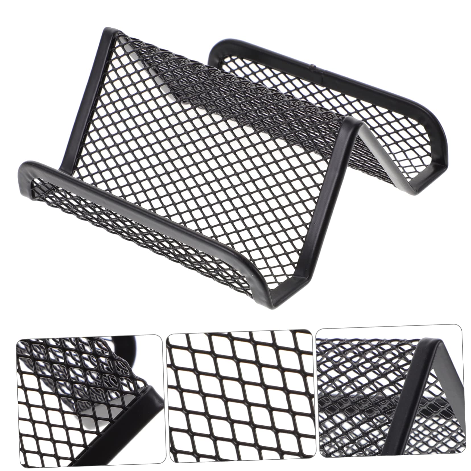 NUOBESTY 10pezzi Supporto Per Biglietti Da Visita Elegante Organizer Per Ufficio Stabile e Resistente Per Carte Da Visita e Appuntamenti Design Minimalista e Professionale