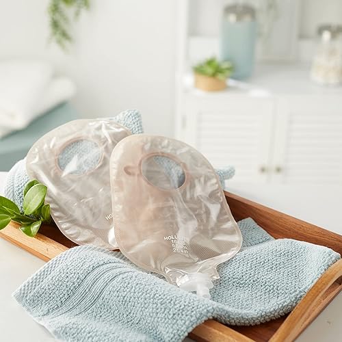 Miniatura 4 de Nuevo Imagen 9"L 2pc Sistema Urostomía Bolsa 2.25" Brida 18423, 10 Ct