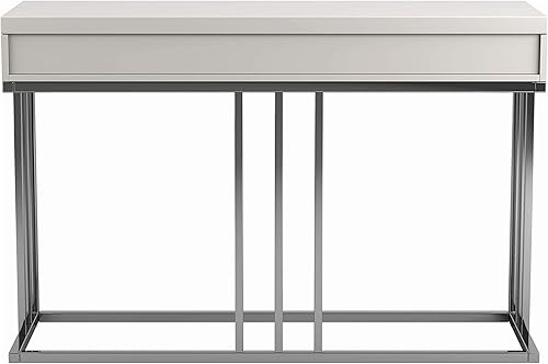 Miniatura 7 de Coaster Furniture Sofá Mesa Italiana Blanco y Latón Rosa 723139