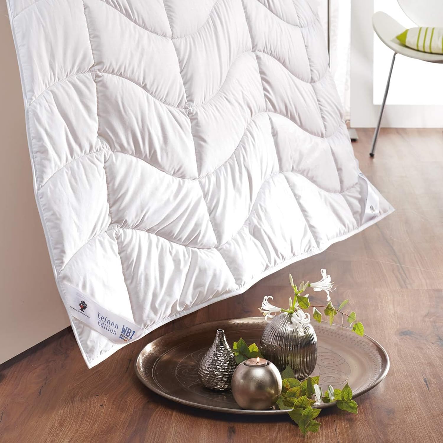 Dormabell Leinen Sommer Bettdecke | Modell: Edition WB1 | leichtes Sommerbett | Größe: 135 x 200cm