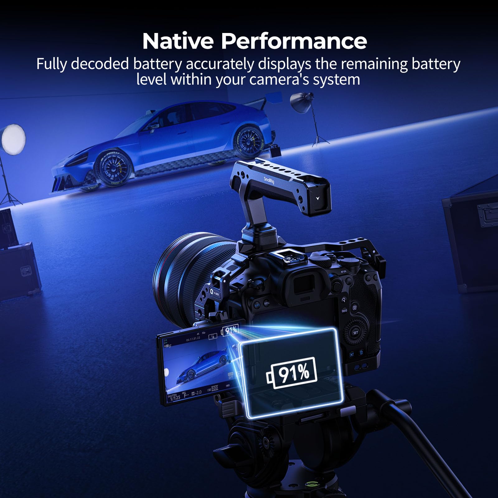SMALLRIG LP-E6P Kamera-Akku für Canon, 2520mAh USB-C Akku mit LED-Anzeige, 2,5 Stunden Schnellladung, vollständig dekodiert für Canon R6 Mark III/II, R5 Mark II/III, 5D Mark II/III/IV, R5, R5C - 5298