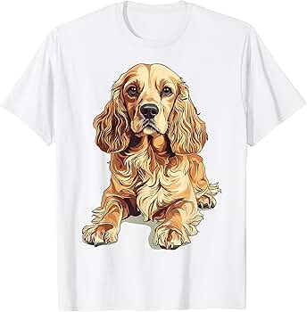 Amazon | コッカー スパニエル 犬 グラフィック ペット イラスト