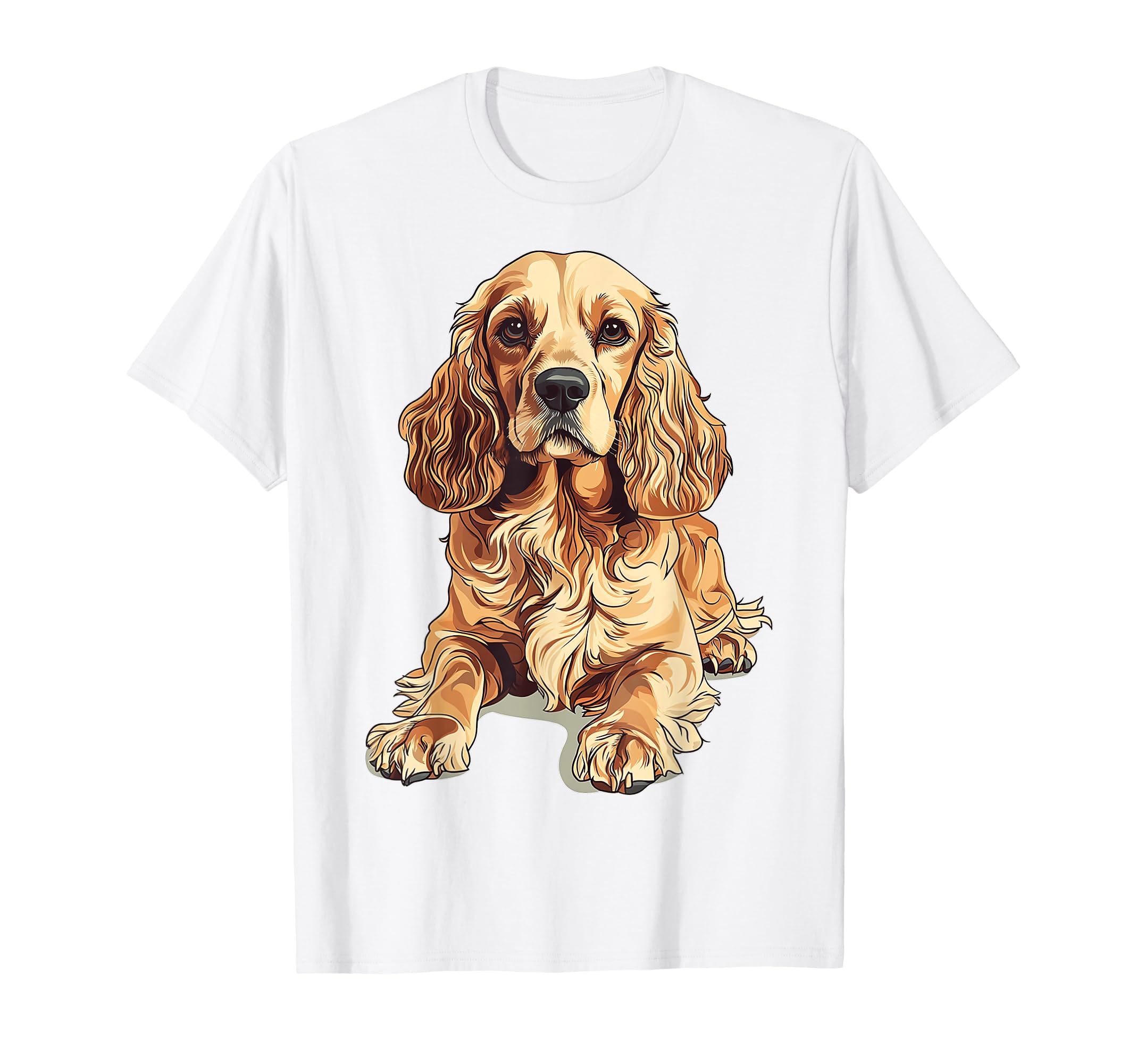 Amazon | コッカー スパニエル 犬 グラフィック ペット イラスト
