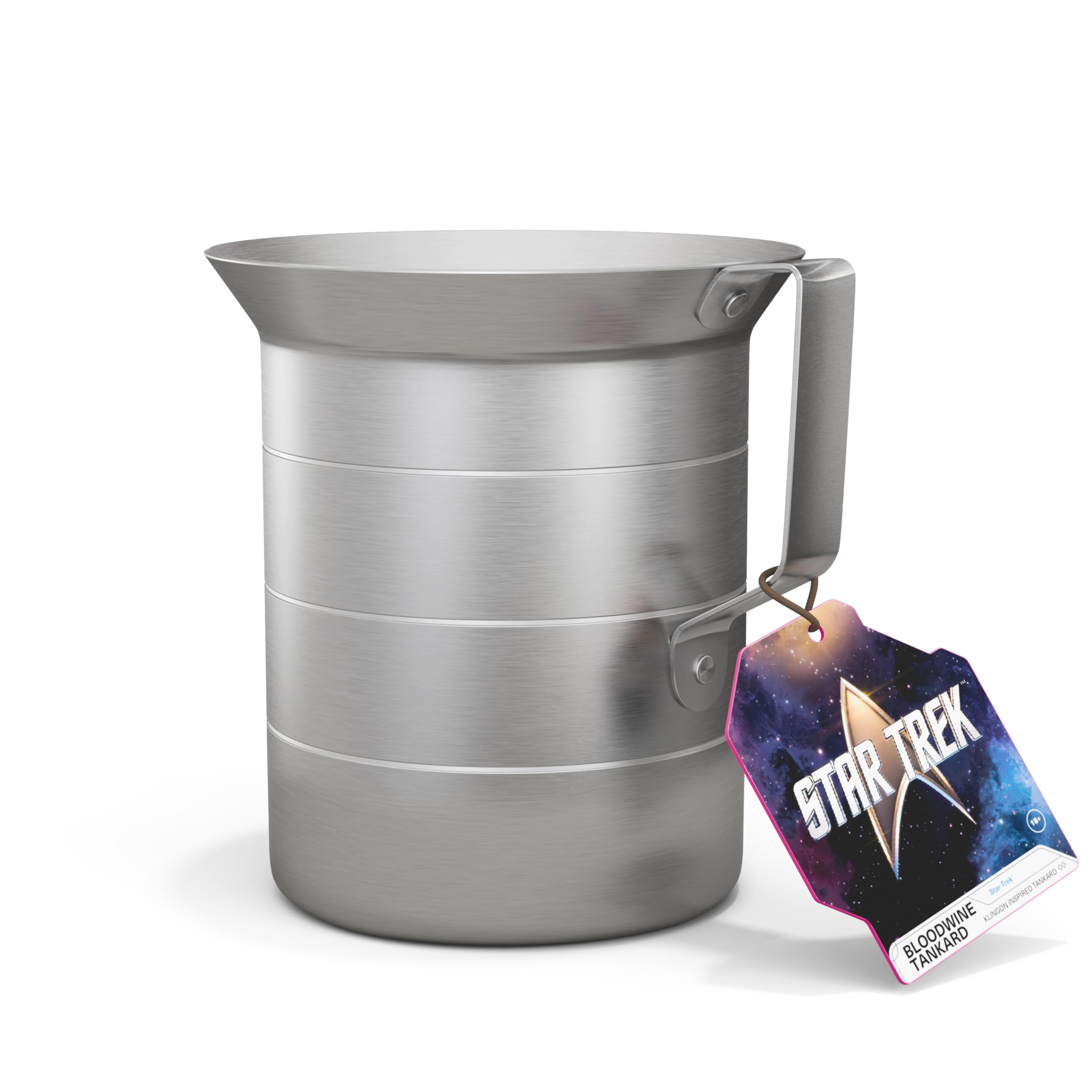 Star Trek™ Klingon Bloodwine Tankard, 1 Litre Stainless Steel Drinking Tankard