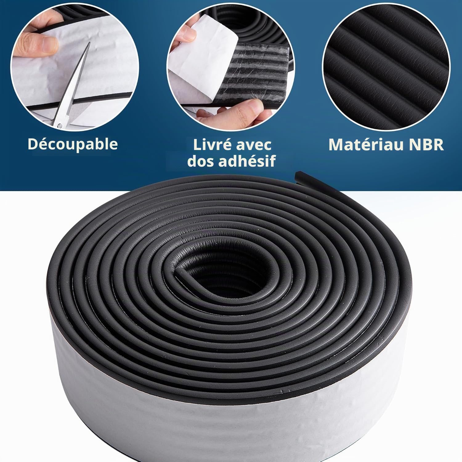 Isolation de Tuyau 8cm x 5m - Isolant pour Tuyaux de Chauffage Extérieurs - Manchon Isolant