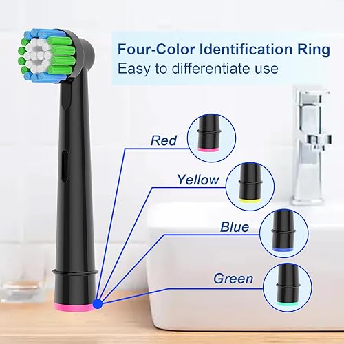 Miniatura 5 de 12 pcs Professional Electric Toothbrush Replacement Toothbrush Heads, Compatible with Oral-B Braun Pro1000 1500100500VitalityGenius